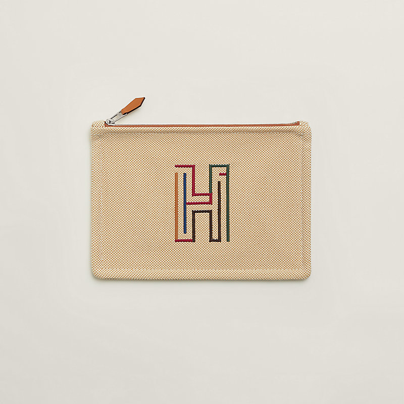 H Labyrinthe♪【 HERMES 】 フラットポーチ フラットポーチ-《バル・オ・